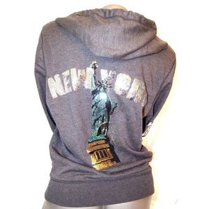 Victoria’s Secret PINK NYC Bling hoodie - small